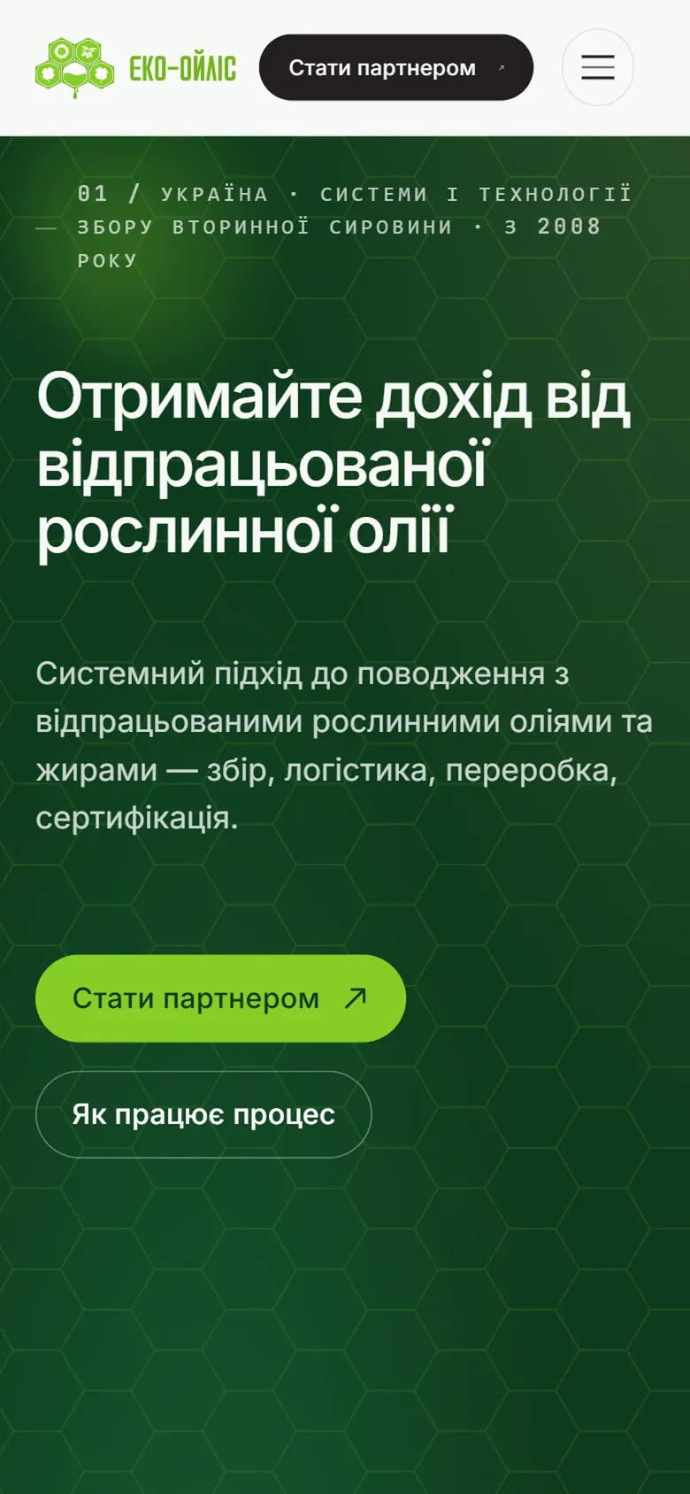 EKO-OYLIS UA, Telefon, Start