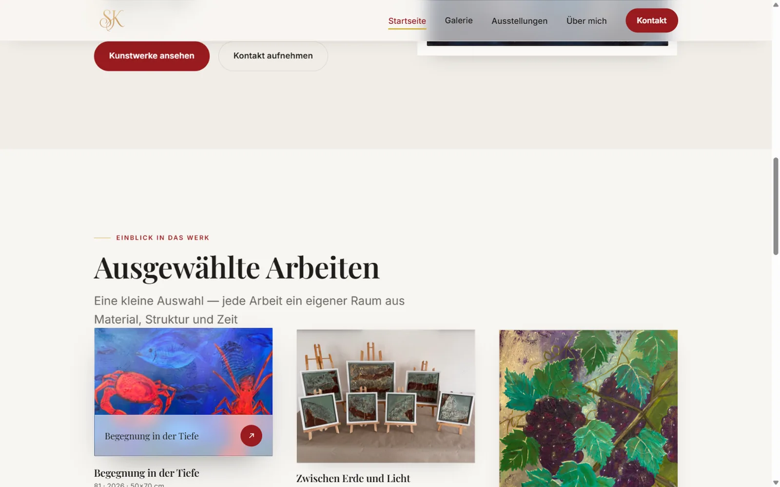 Silke Klein Art, Detail