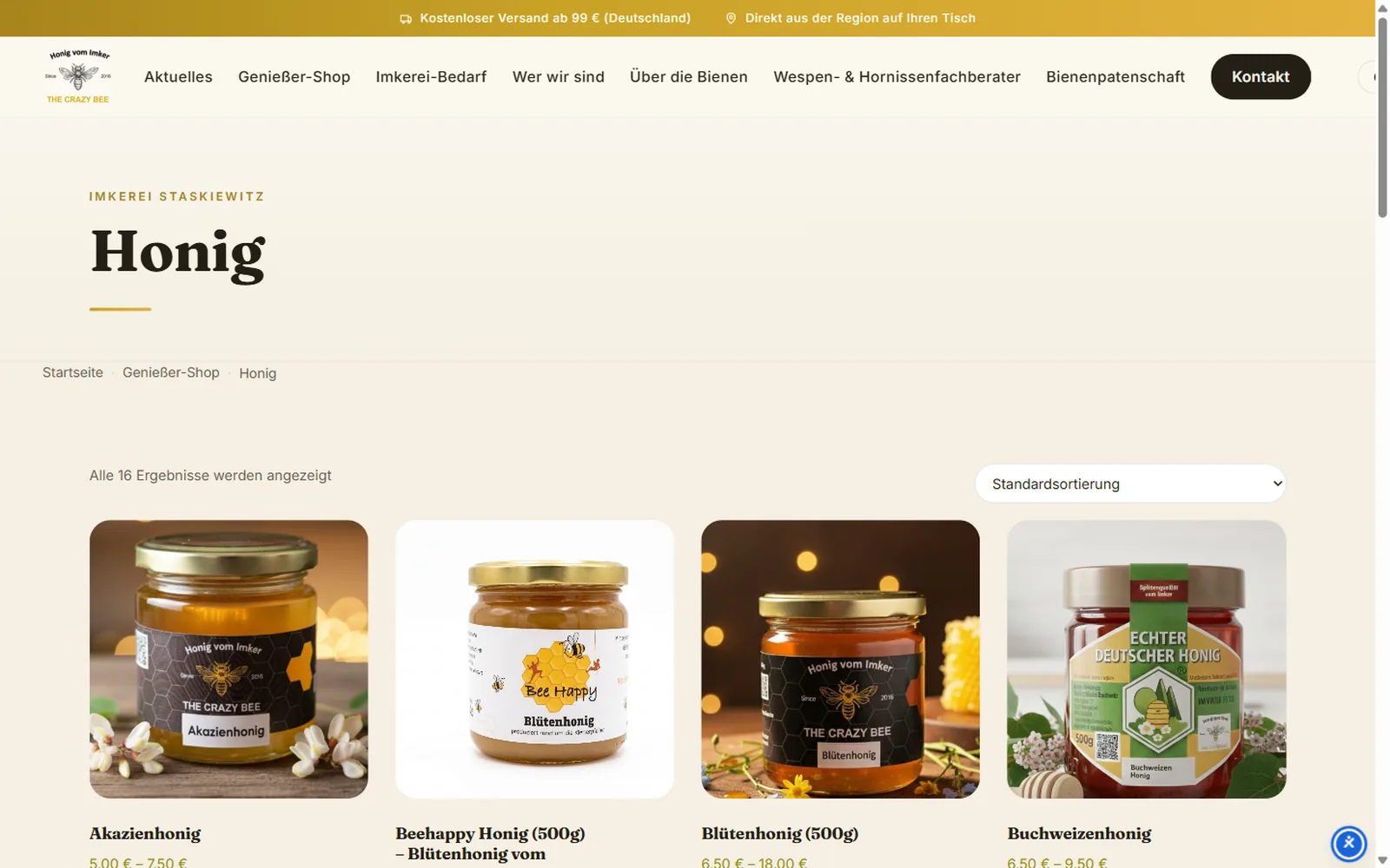 The Crazy Bee, Innenseite